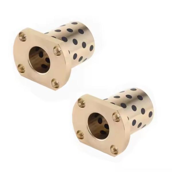 MPTNZ6-15 Tamaño 10*6*15H Metal libre de aceite Du grafito bronce de busto de cobre de latón de eje de manga de eje de manguera de busto de manga