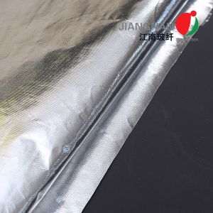 Отражательная алюминиевая фольга прокатала предохранение огня ткани стеклоткани