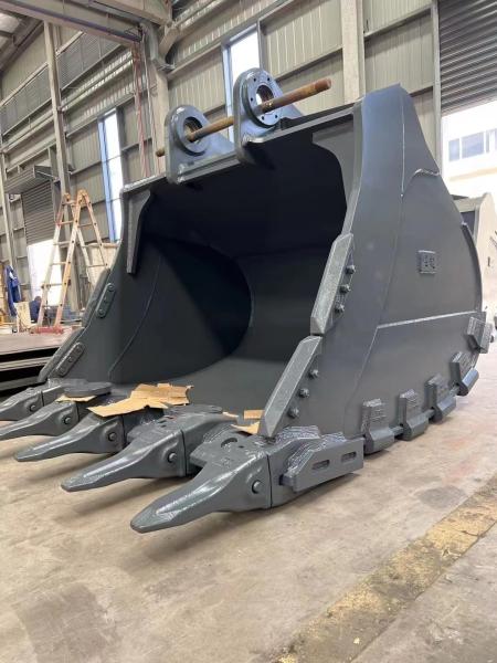 Q355B And Q420 Excavator Rock Bucket 30 - 45ton 1.4-2.5 Cbm