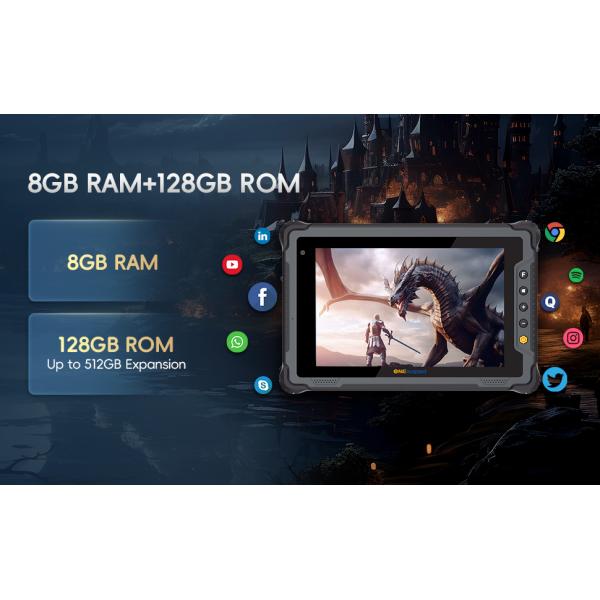 MIL-STD-810H Rugged PC Tablet ONE Rugged M80J 8 Inch Win11 Pro Outdoor Work