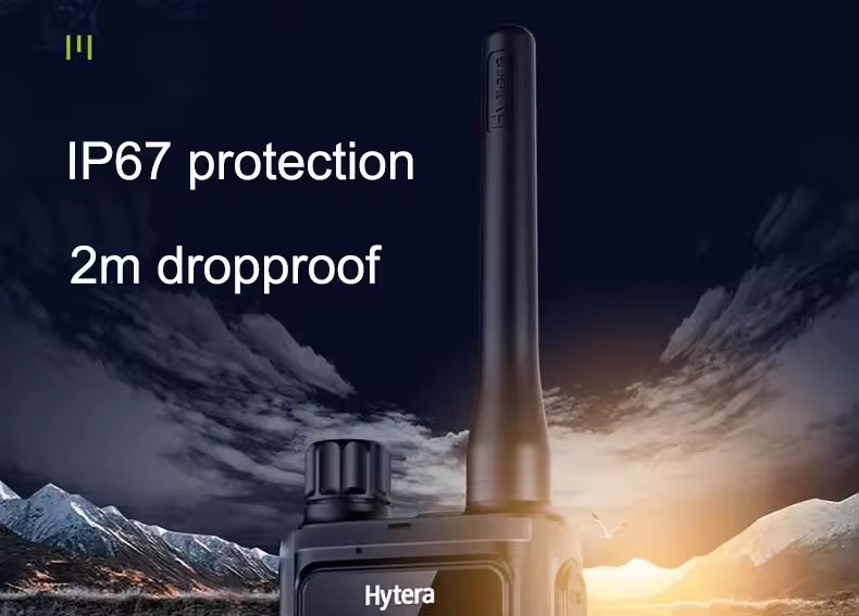 Цифровое двустороннее радио HP680 DMR двустороннее радио Лучшая в своем классе производительность звука и аварийное двустороннее радио