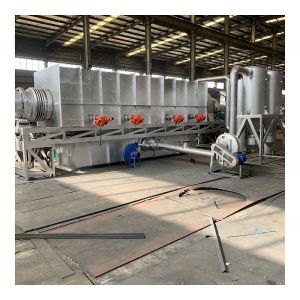 Stainless Steel Biomass Waste Charcoal Retort Machines in Continuous Pyrolysis Furnace