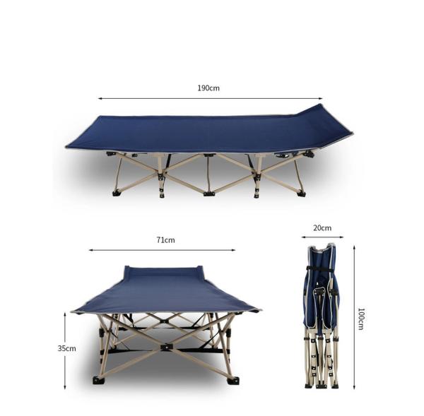 Lightweight Portable Outdoor Products Camping Foldable Comfortable Single Bed Portable Sleeping Cot Camp Office