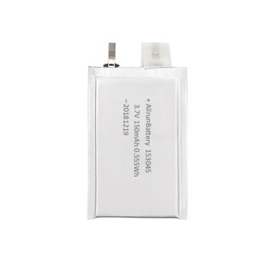 Ultra Slim LiPo Battery 3.7V 150mAh Rechargeable Lithium Polymer Battery