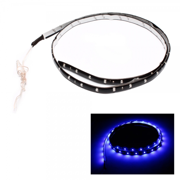 90 Cm / 120 Cm Flexible Led Tape Light , 12V Blue / Yellow Led Ribbon Lights