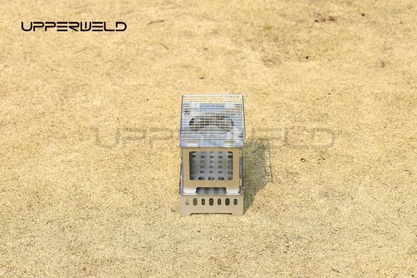 Portable Stainless Steel Stove for Camping and Picnics Expanded size 21.5*20.5*15.5cm