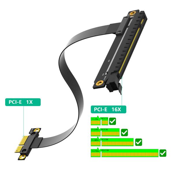 PCI E PCI Express 3.0 Extension Cable Data Transfer 1X To 16X Extension Cable