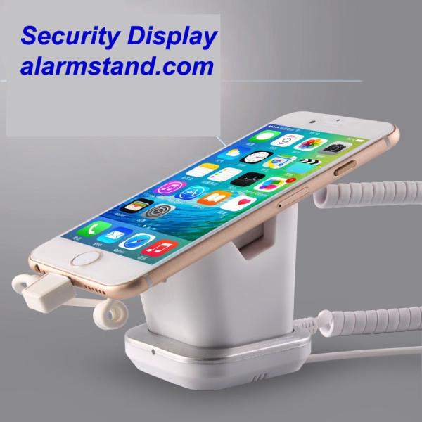 COMER Powerful tablet counter display charging and alarm sensor stand, anti-theft devices for accessories stores