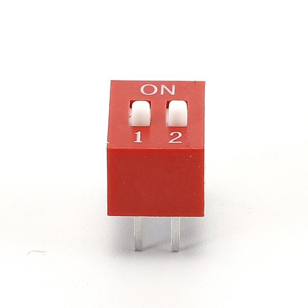 8 Position 1P 2P Waterproof Electronic Dip Switch Single Pole Single Throw 2.54 Pitch