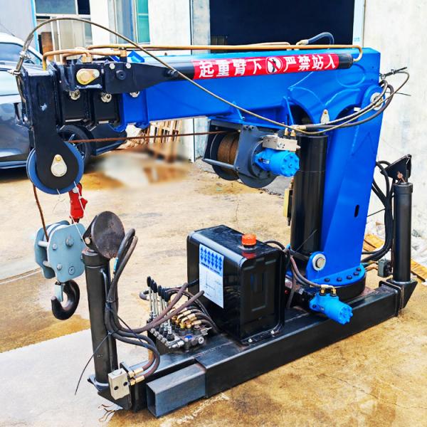 China Manufacturer Hydraulic Mobile Small Mini Knuckle Folding Boom Lorry Truck Mounted 2 Ton Crane