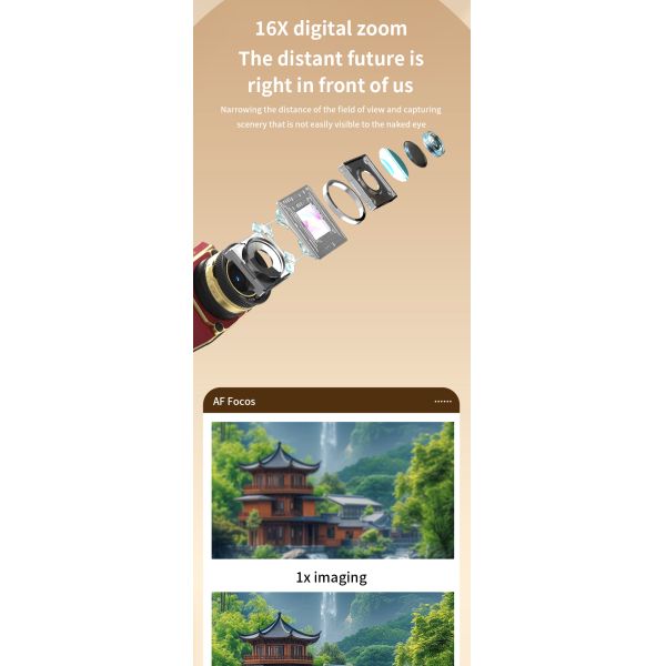 M31 4K Retro Texture High Definition Digital Camera Professional Digital Lens