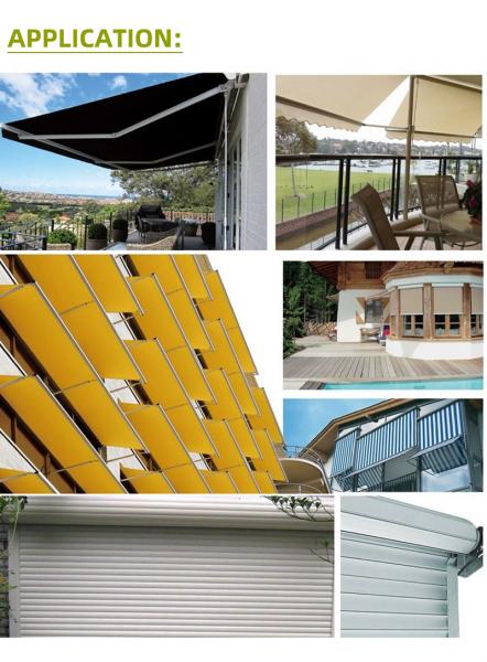 70mm 78mm Awning Tube Replacement Aluminium Awning Rollers Pipe