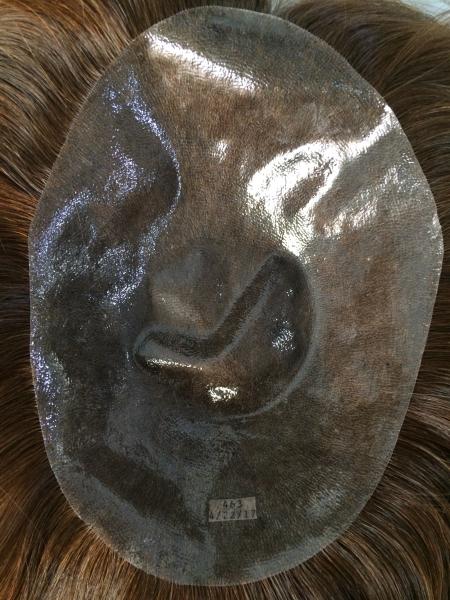 Customizable Mens Human Hair Toupee Single Knot Modern Toupee