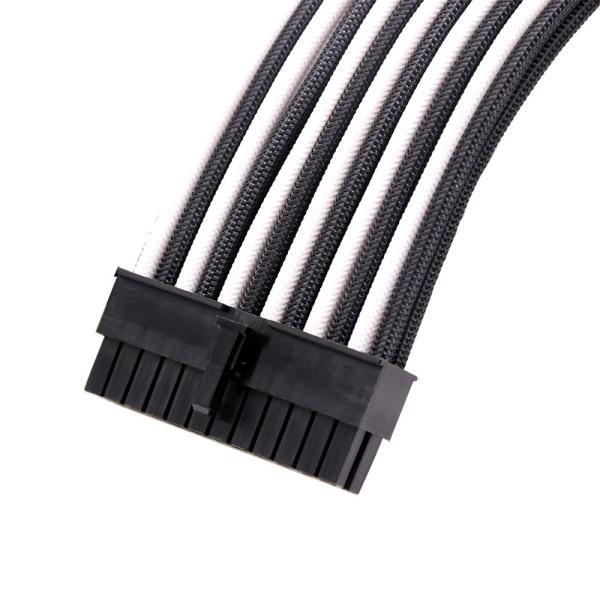ATX PC Power Cable Manufacturers 24PIN Male to 24PIN Female Computer Sleeved Cable Extension Connector Kable