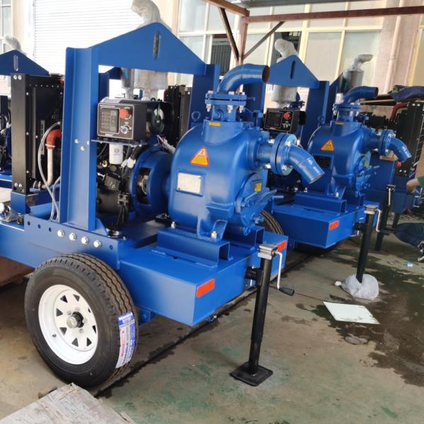 Ocean Pump New Trailer Type Diesel Engine Self-Priming Water Pump