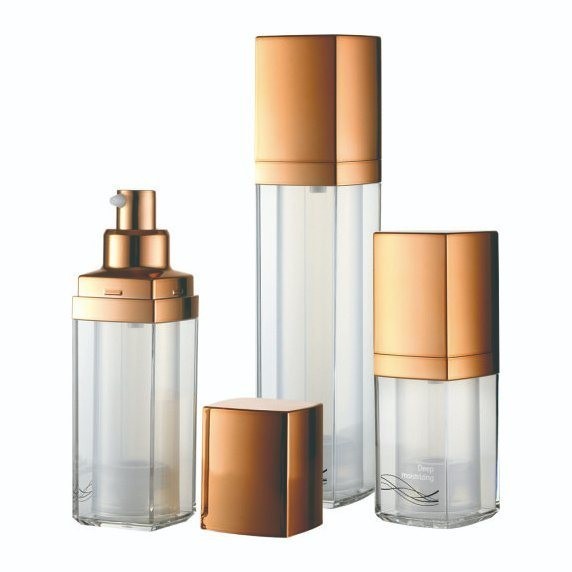 JL-AB208 15ml 30ml 50ml SAN / PP Airless Pump Bottles For Cosmetics