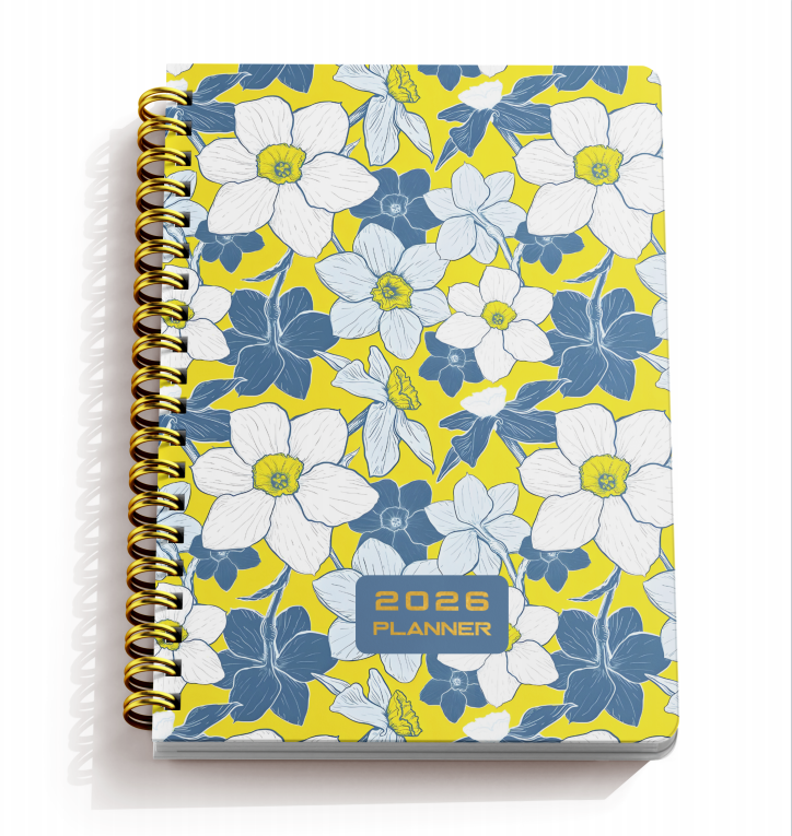 100 Pages Spiral Hardcover Notebook Featuring Durable Hardcover Cover Suitable for Professional Academic and Personal