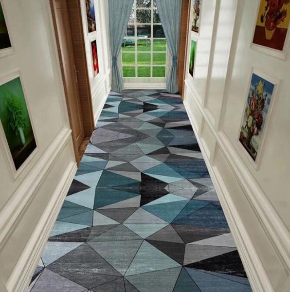 Special Geometric Pattern Commercial Floor Mat Entrance Corridor Stairway Hotel Mat