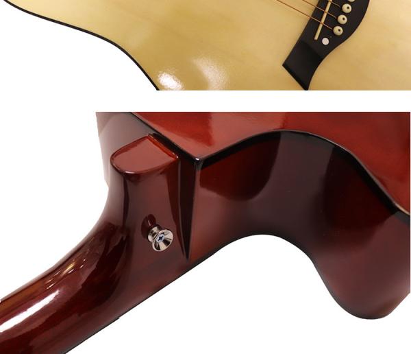 Cheap Handmade Acoustic Practice Guitar 38'' for beginer OEM Provided Paisen Acoustic Guitar Factory, Custom Acoustic Gu