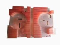 Os dissipadores de calor de cobre para o radiador refrigerando da maquinaria/computador soldaram aletas