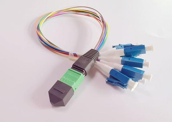 Cabo de fibra ótica simples industrial, cabo estável da fibra da manutenção programada do desempenho