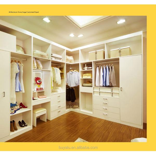 Customized Color Aluminum Storage Cabinet Aluminum Wardrobe Cabinet
