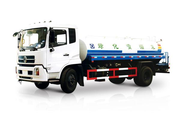 water spraying truck,11.1cbm, Front spray Rear sprinkling Side spray gun,16m head