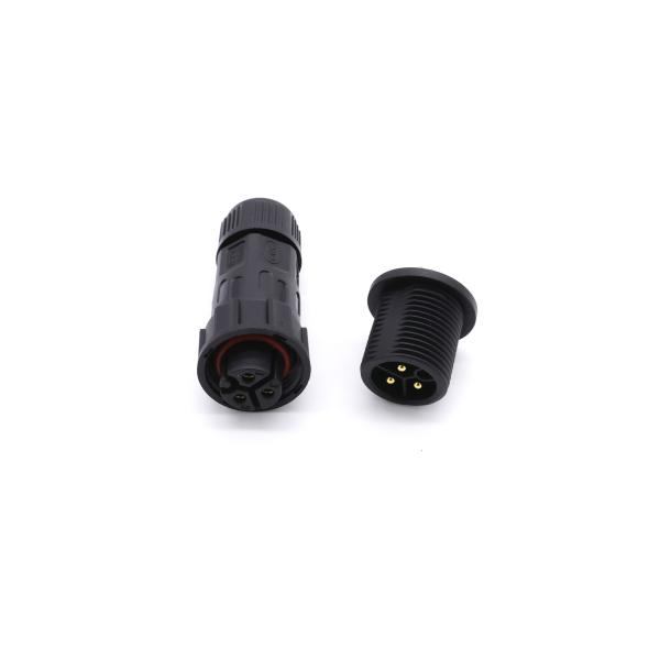 Solder Type Waterproof Plug Connector 15A 3 Pin Pluggable  Marine Use