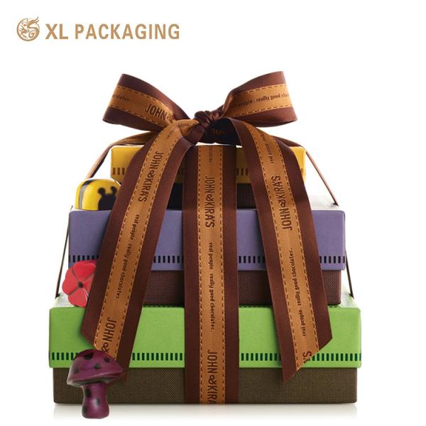 Boîtes de luxe personnalisées XL Packaging Boîtes à chocolat personnalisées Emballage Design durable pour cadeaux de chocolat Épaisseur 1,5 mm