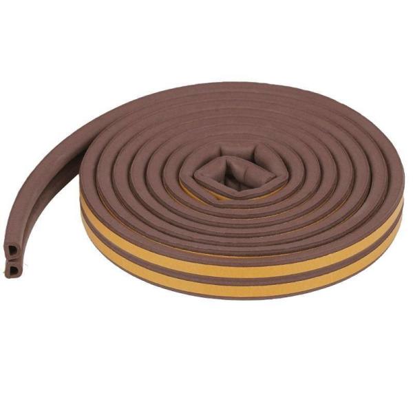 Customized Weather Strip D Type TPV TPE Rubber Seal Strips for Door and Window Pile Height 3-25mm Width 3-50mm