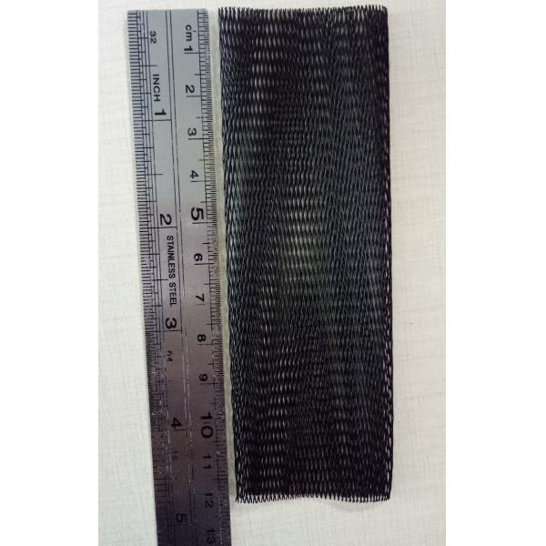 Black Bottle Polyethylene Mesh Sleeves , Bottle Protective Plastic Mesh Sleeve
