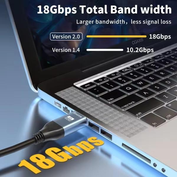 Cable optique HDMI à longue distance. Transmission vidéo 4K / 8K