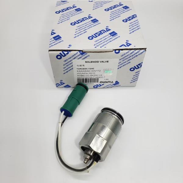 Válvula solenóide de bomba hidráulica elétrica TDRDE5K-10-40 para Kobelco SK200-1/3 Kawasaki K3V112