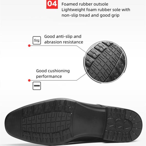 Breathable Lace Up Military Dress Shoes Pigskin Lining Business Formal Shoes Genuine Leather