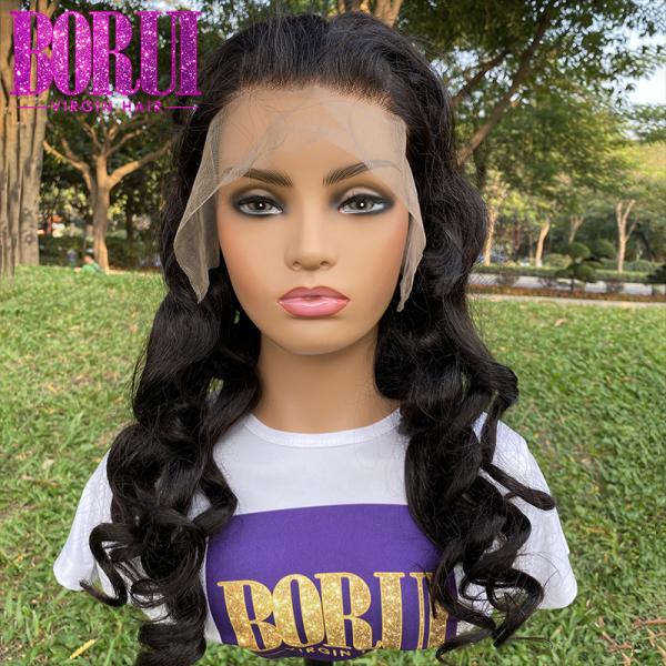 Парики Фронтал шнурка человеческих волос волны 12а девственницы плотности 180% сырцовые свободные