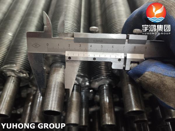 Carbon Steel Embedded Finned Tube ASTM A179 With AL1060 Fins For Heat Exchanger