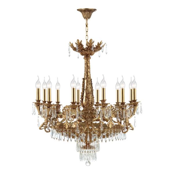 Antique copper crystal chandelier for Living room Bedroom (WH-PC-14)
