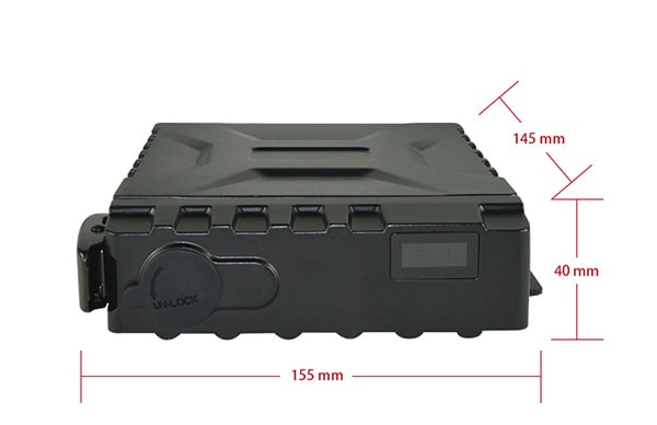 рекордер водоустойчивое пылезащитное IP67 автомобиля DVR канала 960P 4 с картой 128GB SD