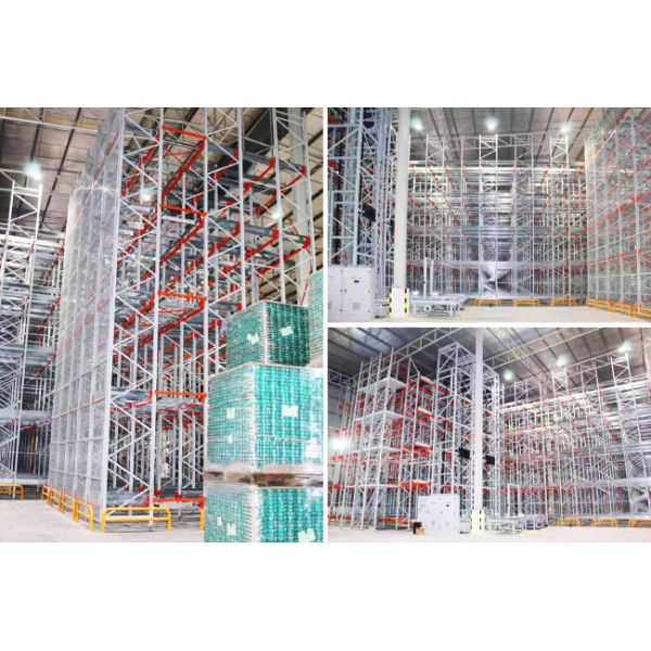 Four-Way Shuttle Pallet ASRS Cold Storage Warehouse Automatic Storage and Retrieval System Pallet Runner Racking