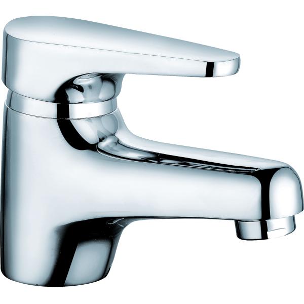 Modern Single Handle Chrome Silver Mixer Tap Bathroom T8312