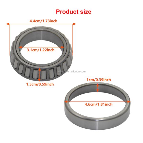 Single Row Tapered Roller Bearing Original Chrome Steel Xiaomi Electric Scooter Bearing