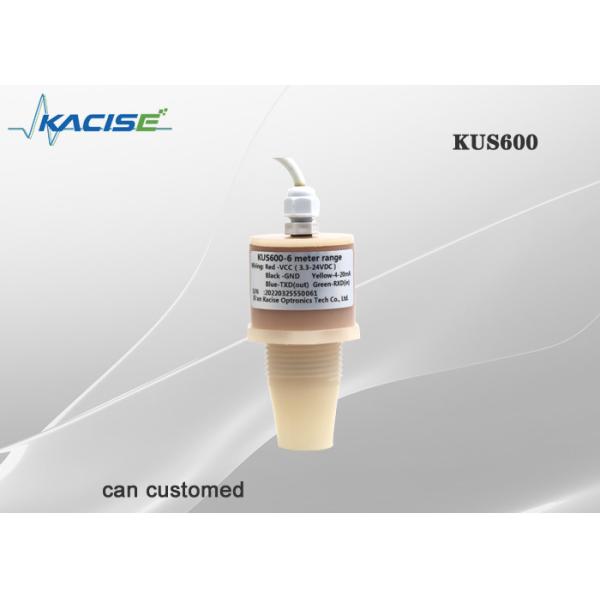 KUS600 IP68 Waterproof Ultrasonic Water Level Sensor with 0.6m-5m Range and PVDF Casing