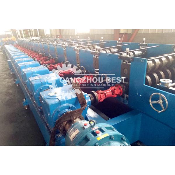 3p 15m/Min Highway Guardrail Steel Roll Forming Machine For W Beam