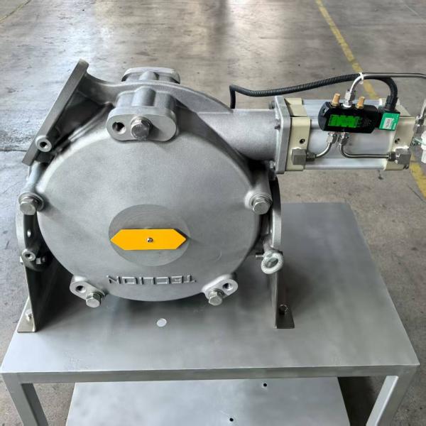 Dual channel full bore cast aluminum diverter valve for powder and granular