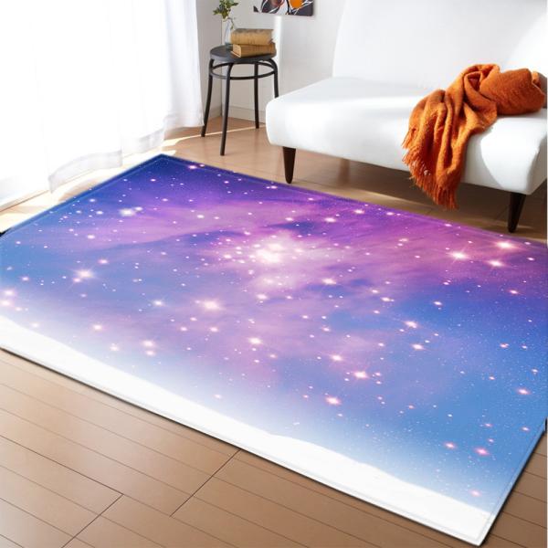 1.2*1.6m Starry Sky New Cartoon Big Carpet Source Wholesale Feather ins Style Bedroom Floor Mats