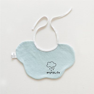 29cm*26cm Newborn Baby Bibs Super Absorbent With Adjustable Snap