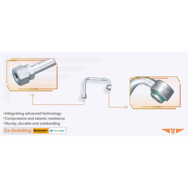 A9428303515 Air Conditioning Suction Pipeline For Mercedes Benz Actros MP2 MP3 2002