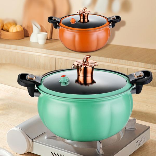 литое железо герметической электрической кастрюли кухни 8L не вставляет с защелкой ручки