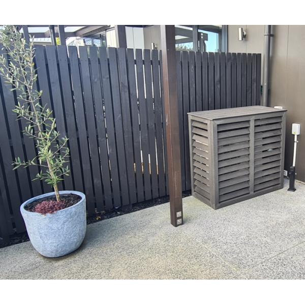 крышка кондиционера крышки WPC блока AC 880mm Ductless мини на открытом воздухе на открытом воздухе