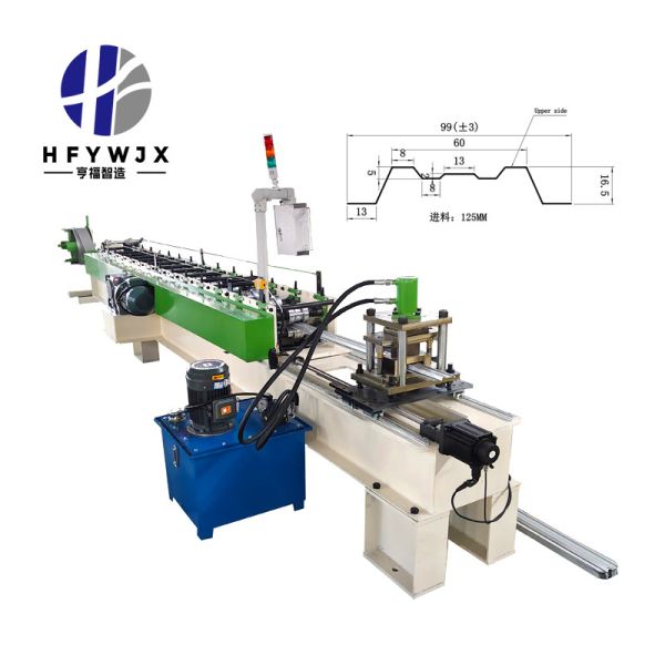 4kw Servo Gear Transmission Fence Roll Forming Machine PLC Electronic Control System And Custom Profiles